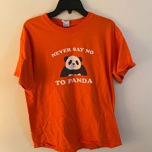 Never Say No To Panda Short Sleeve T Shirt
